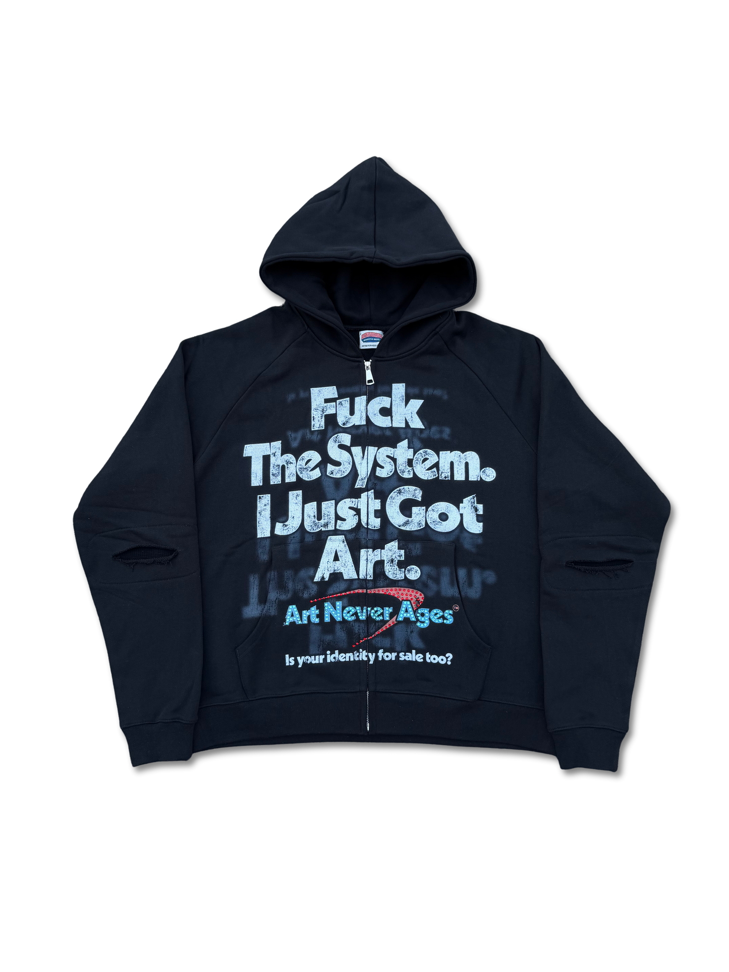 System Zipup black