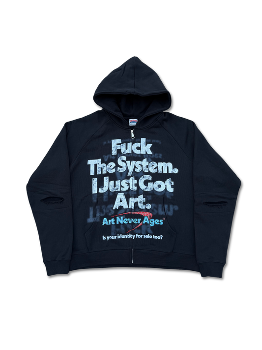 System Zipup black